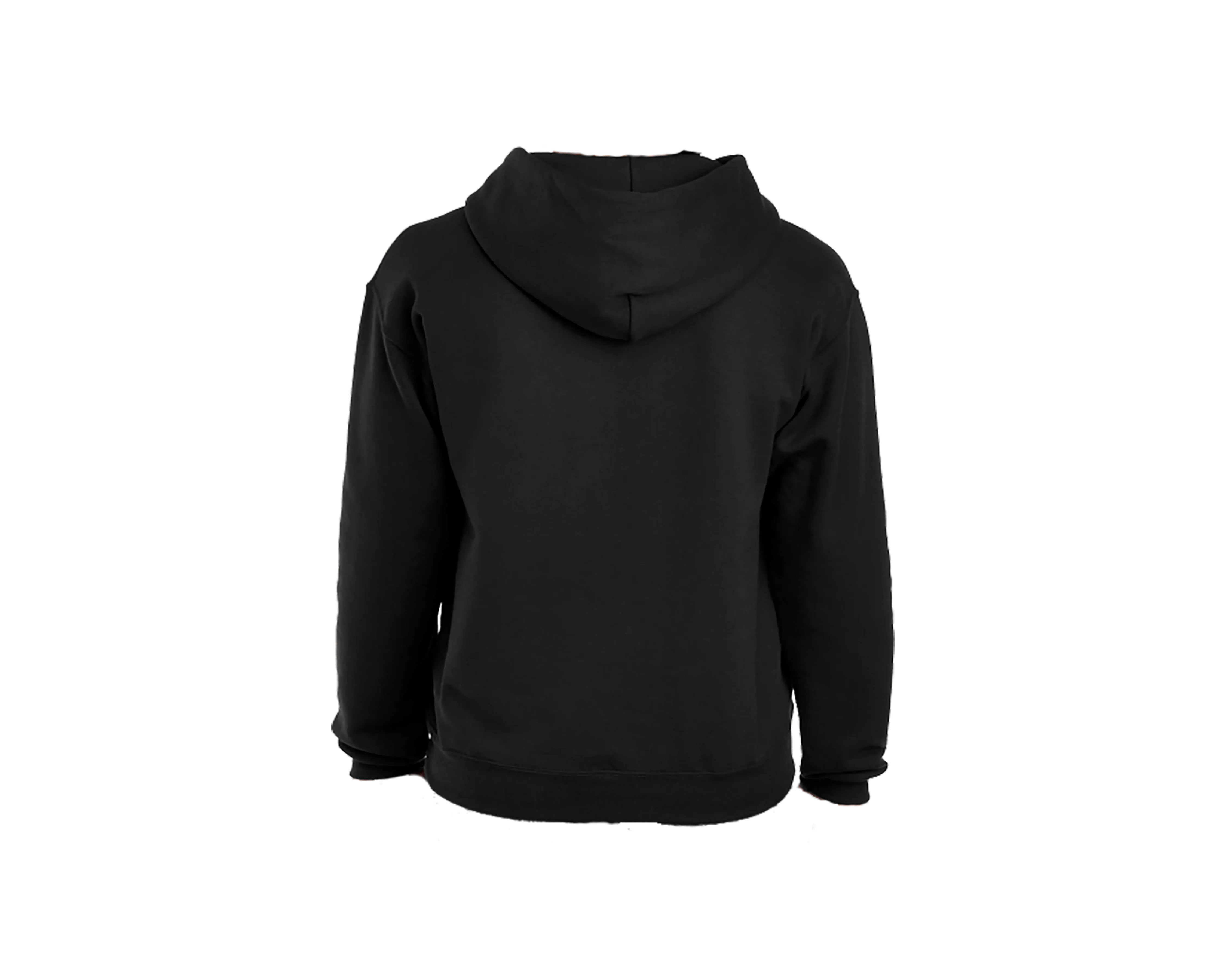 AKA Embroidered Satin Symbols  Black Hooded Sweatshirt