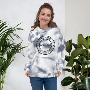 Axiom Logo white Tie Dye Unisex hoodie