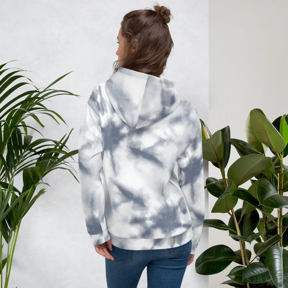Axiom Logo white Tie Dye Unisex hoodie