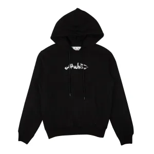 Black Paint Arrow Hoodie