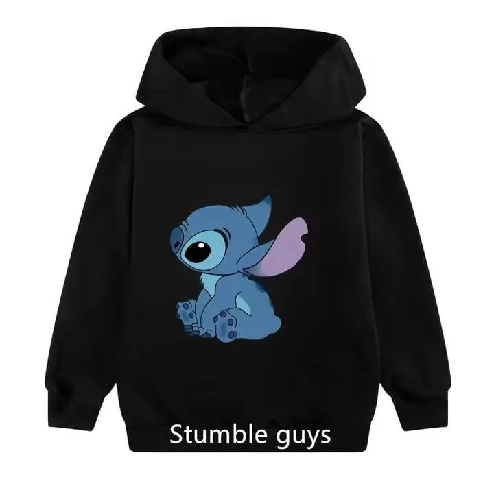 Cartoon Stitch Hoodies for Women Women's Fashion Streetwear Winter   B505955