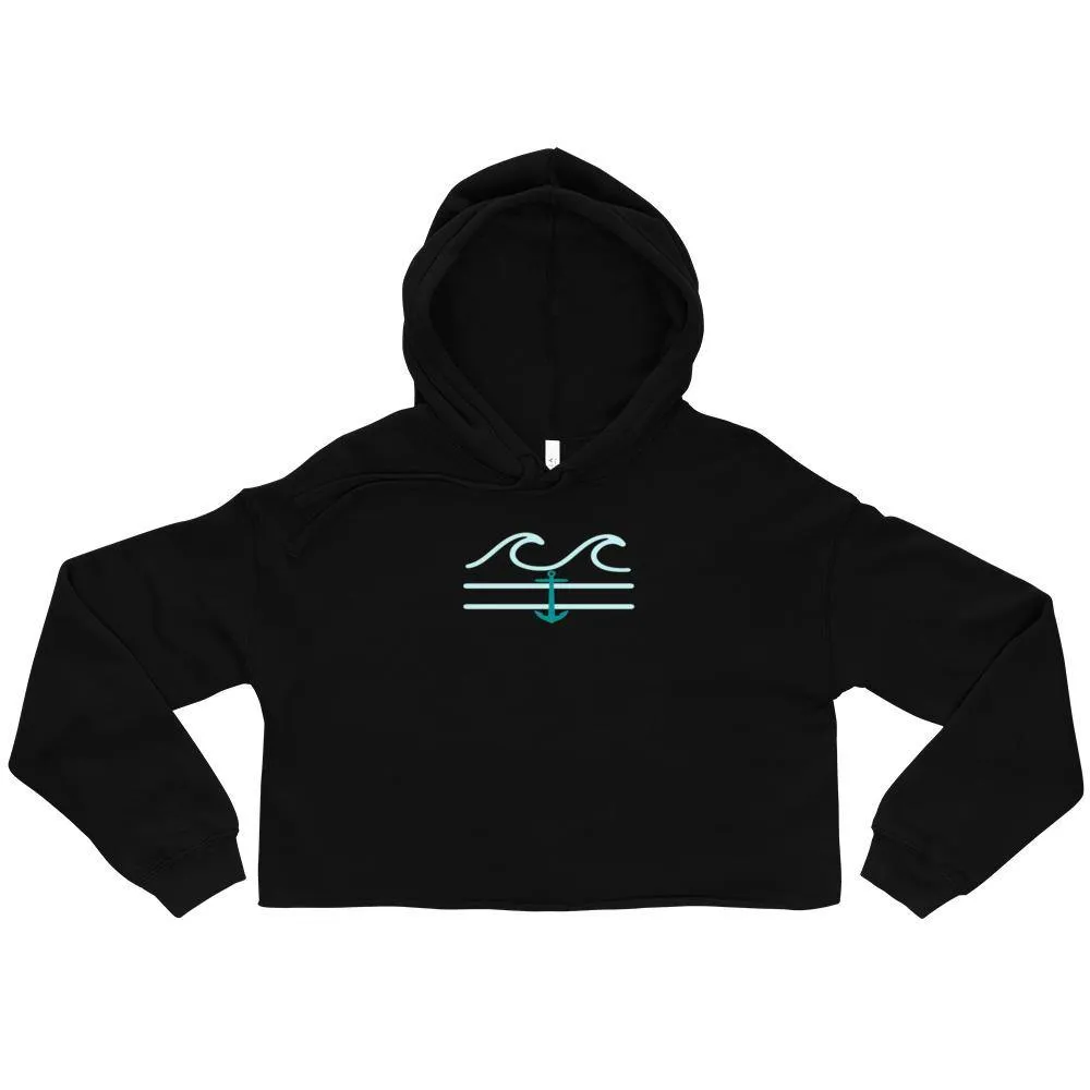 Coastal Crue Crop Hoodie