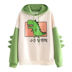 Kawaii Dino Hoodie