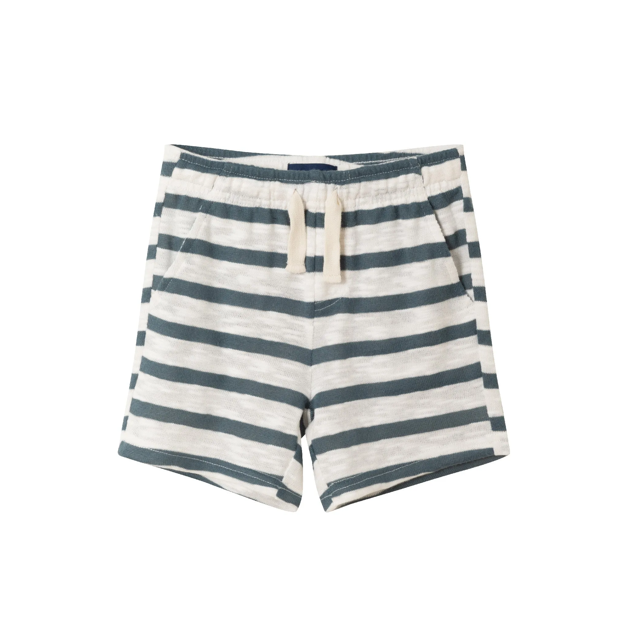 Kids (2-7) Textured Stripe Lounge Set | Blue Striped