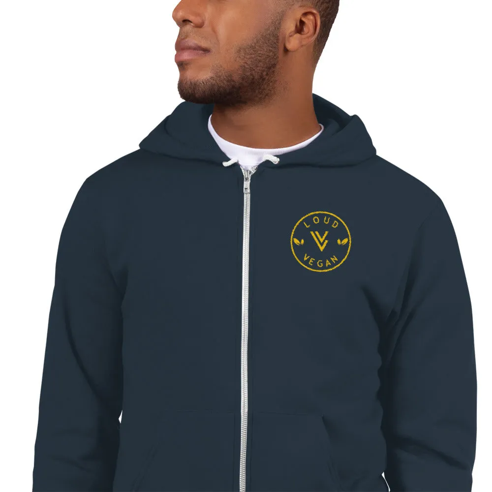 Loud Vegan Logo embroidered Hoodie sweater