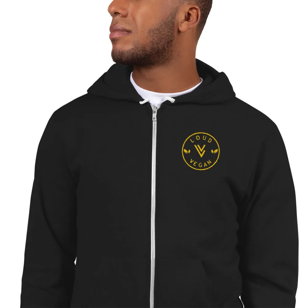 Loud Vegan Logo embroidered Hoodie sweater