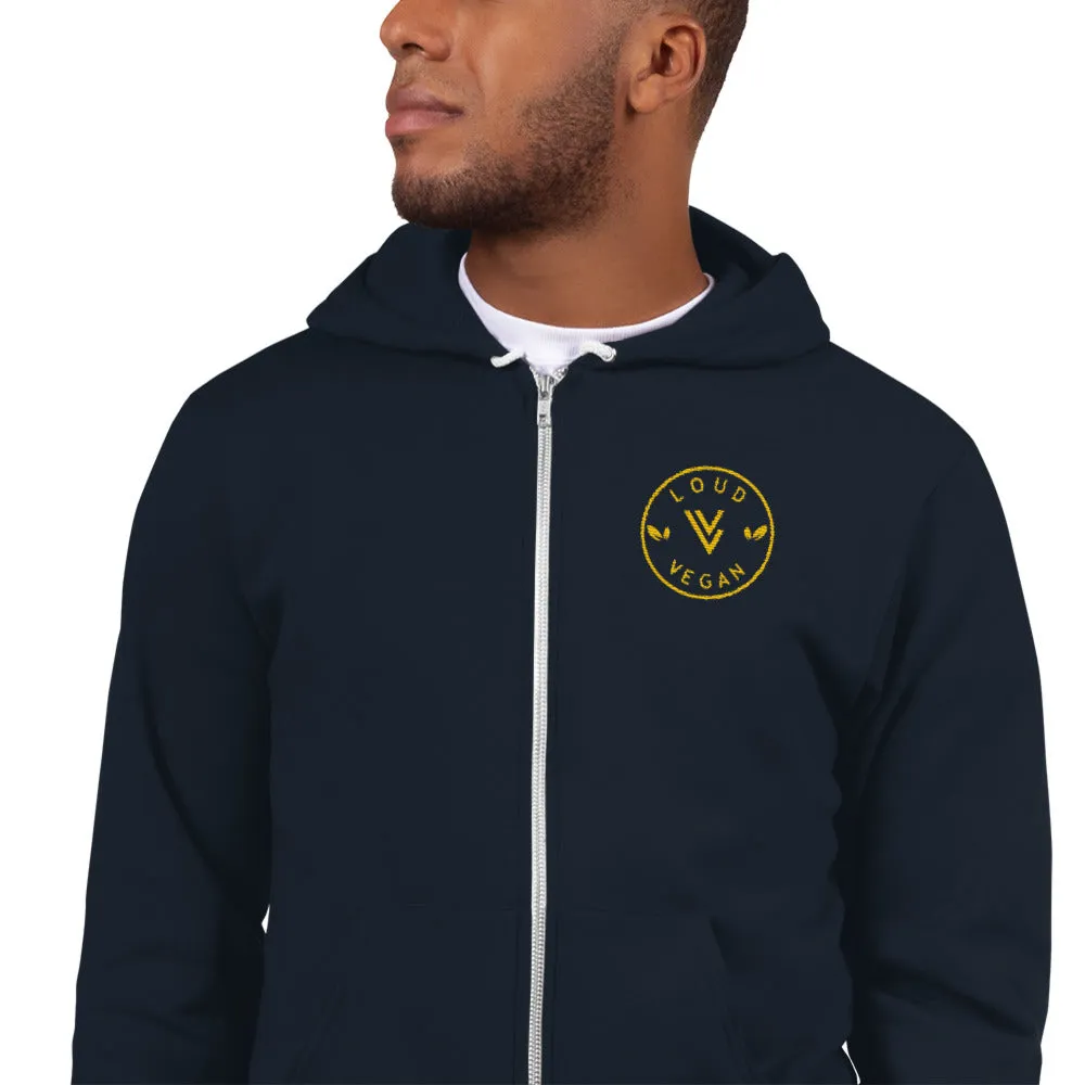 Loud Vegan Logo embroidered Hoodie sweater