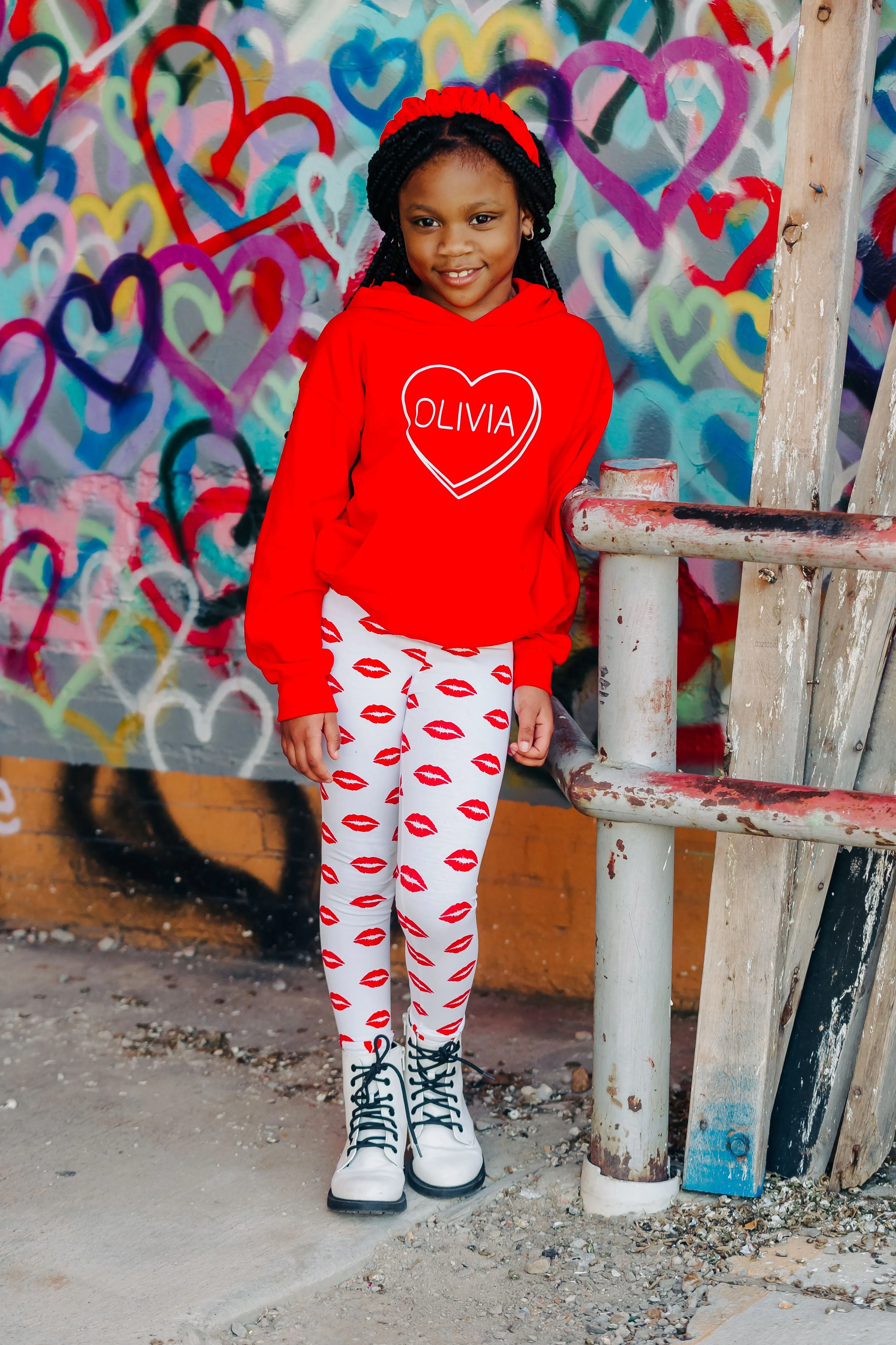 Personalized Candy Heart Hoodie
