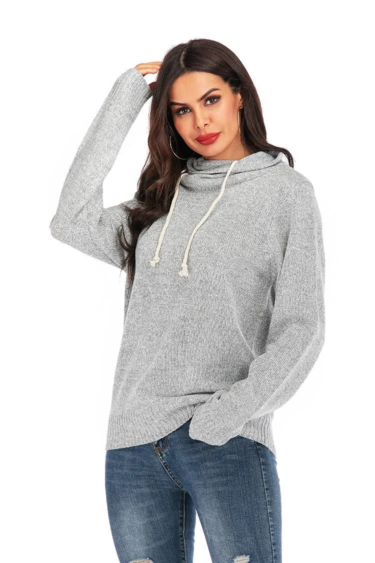 PILE COLLAR HOODIE