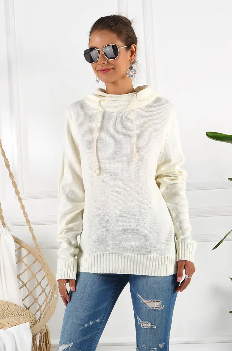 PILE COLLAR HOODIE
