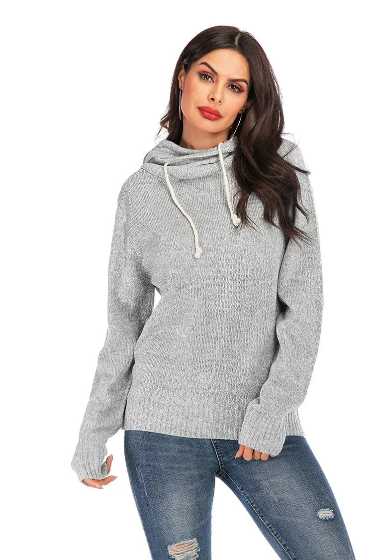 PILE COLLAR HOODIE