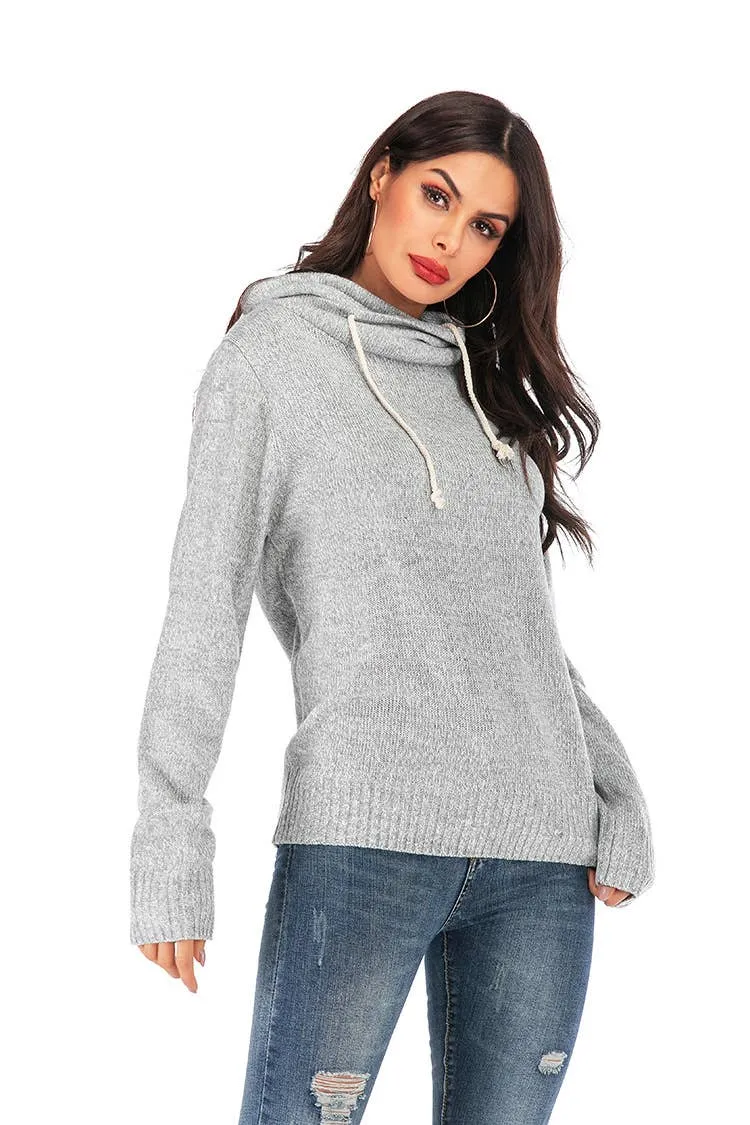 PILE COLLAR HOODIE