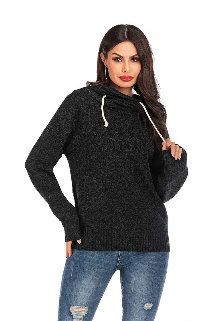 PILE COLLAR HOODIE