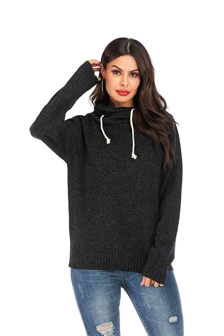 PILE COLLAR HOODIE