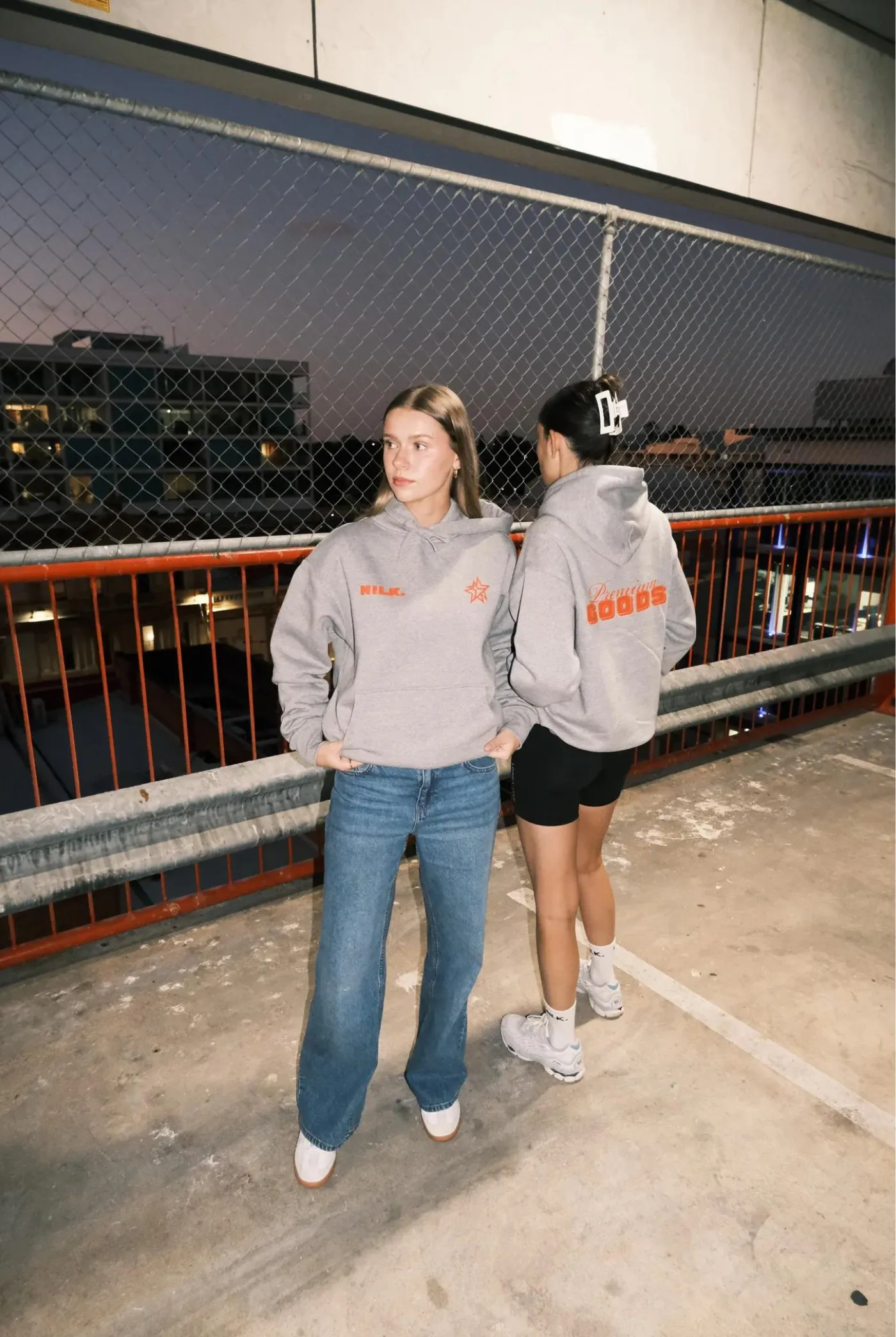 Premium Goods Hoodie Grey Marle