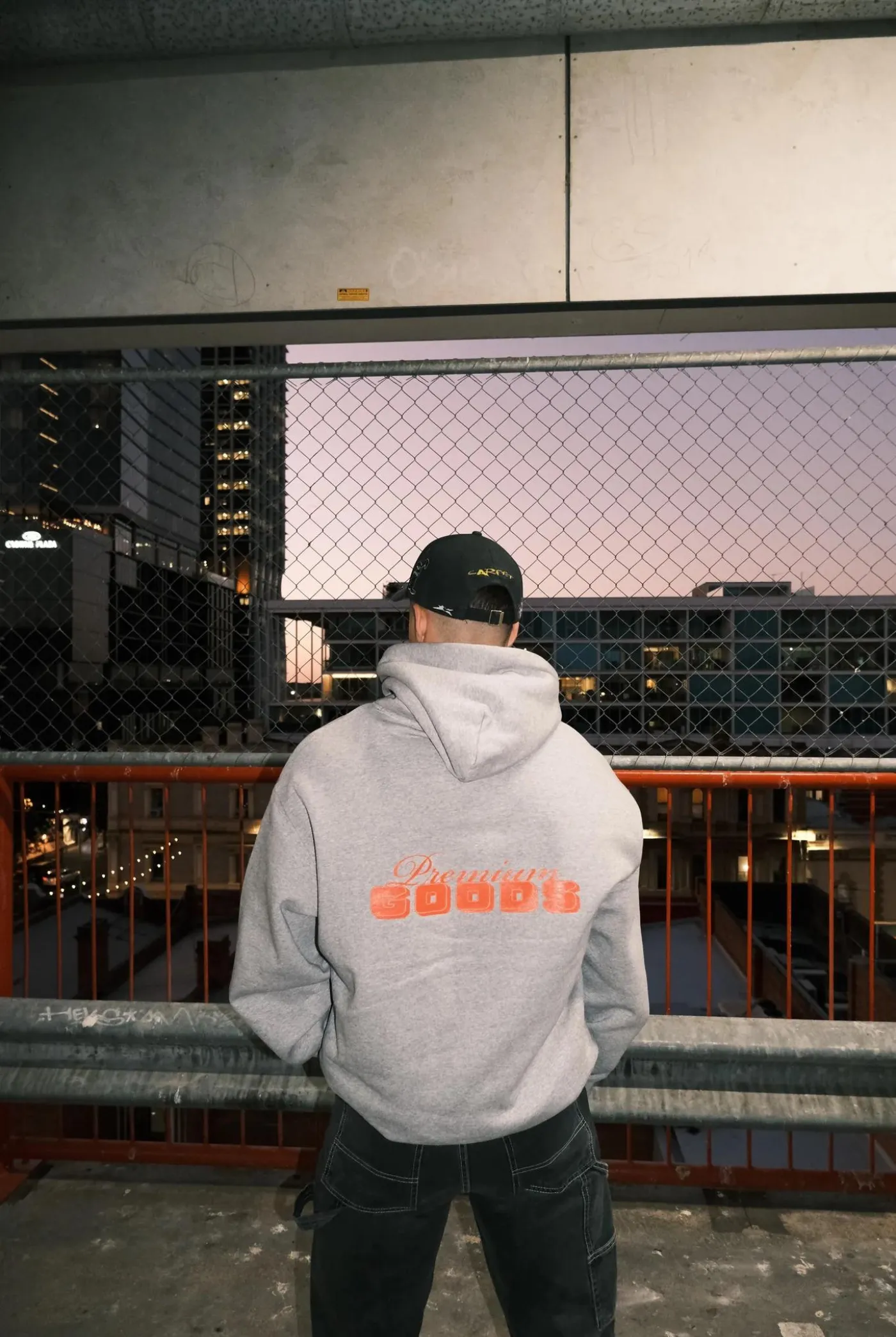 Premium Goods Hoodie Grey Marle