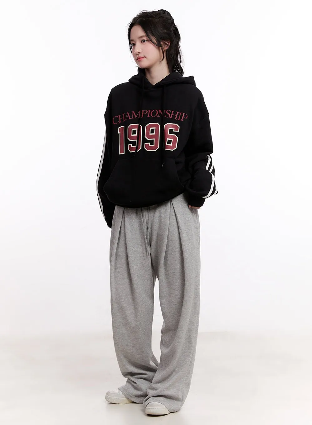 "1996" Graphic Oversized Hoodie CM526