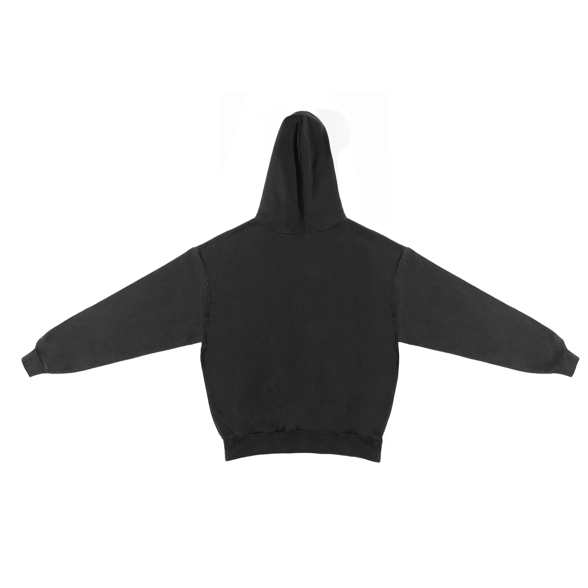 SCHWARZ VERWASCHEN - OVERSIZED HOODIE
