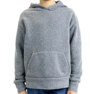 Youth Triblend Fleece Hoodie (Vintage Grey)